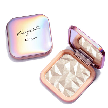 ELESSY Highlighter Makeup Palette - Sun Glow: Natural Sparkling Finish Illuminator for a Radiant Glow