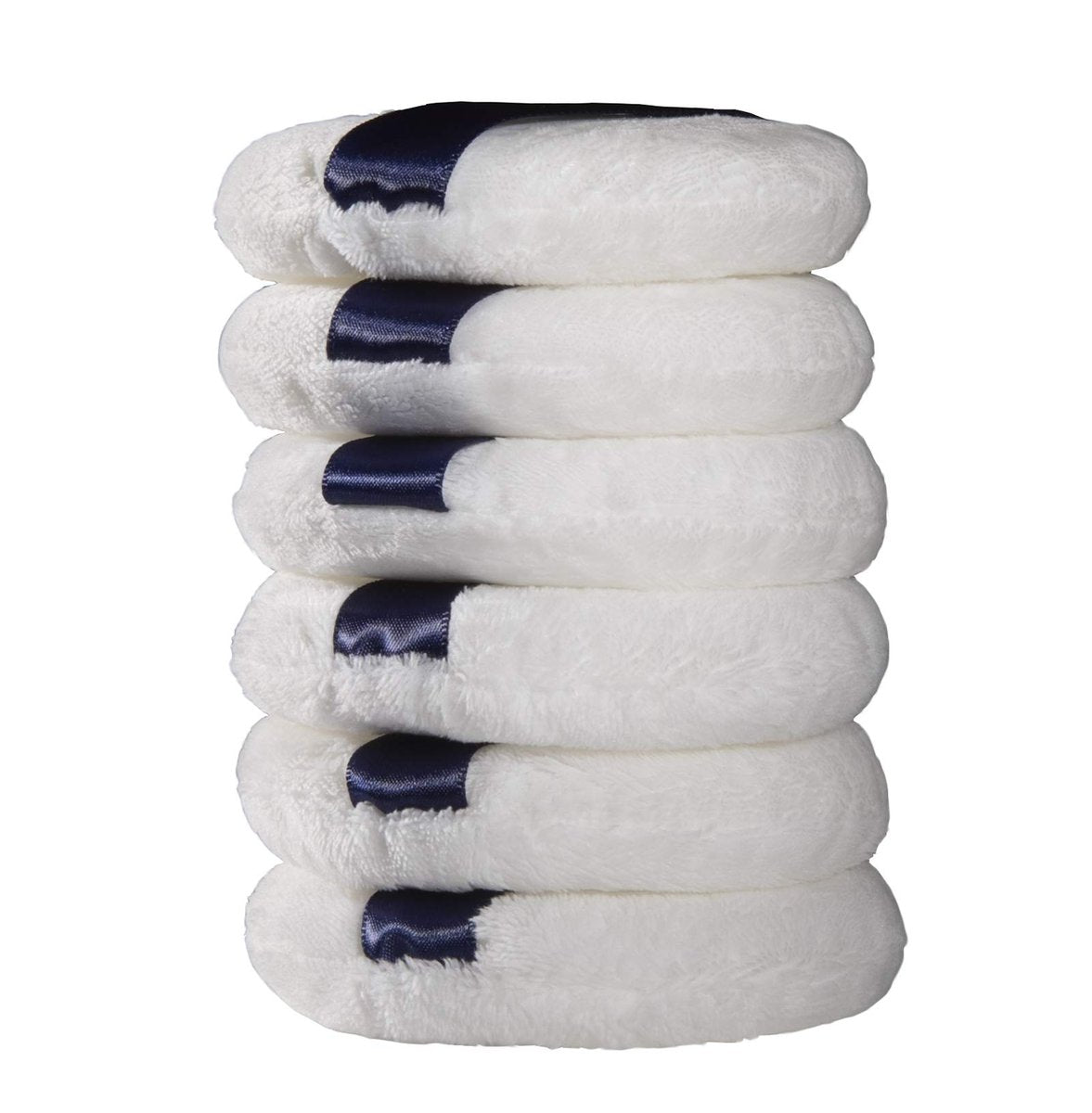 Yababa Ultra Soft Washable Velour Powder Puffs - 3.15 Inch, 6 Count, White - Perfect for Face, Setting, Body & Loose Powder - görsel 17