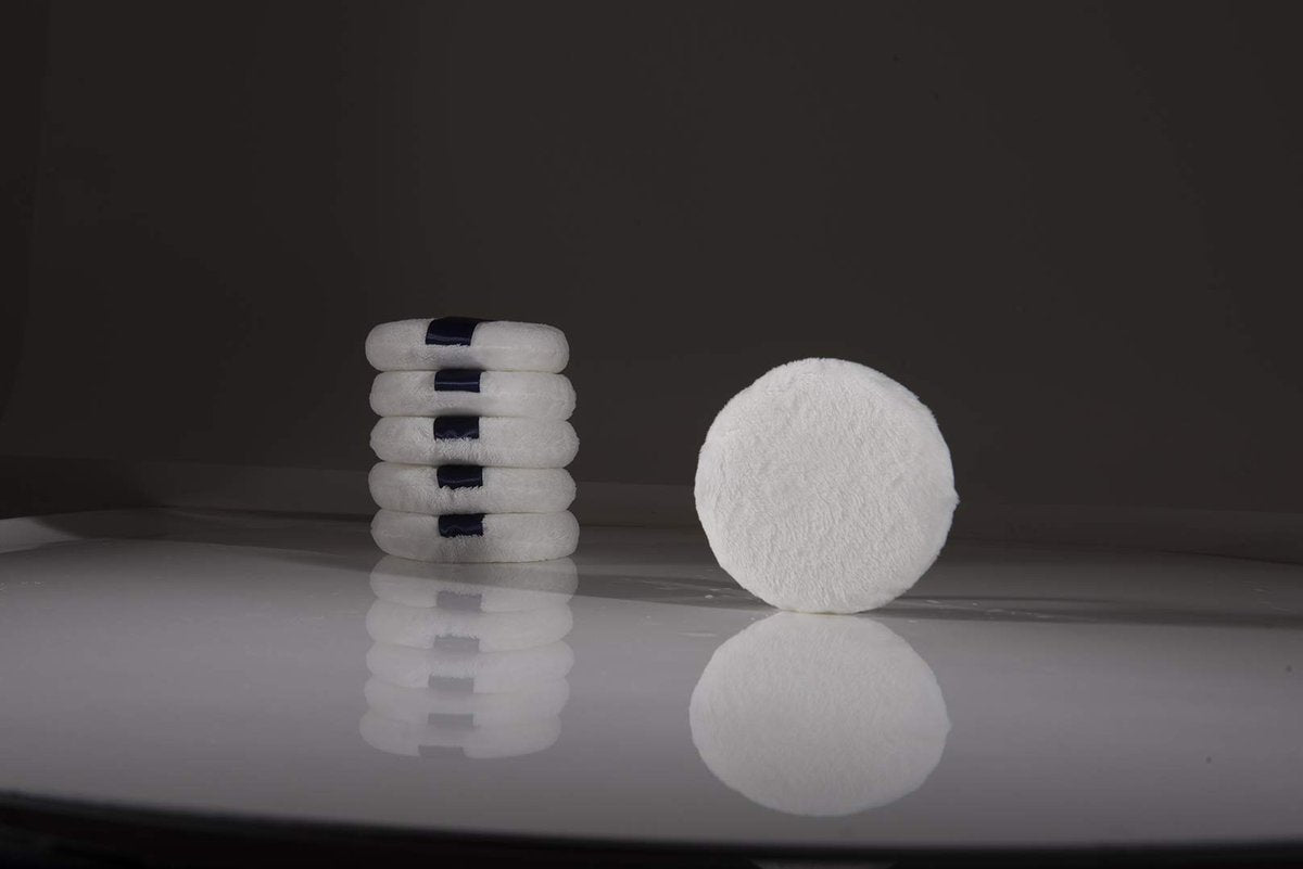 Yababa Ultra Soft Washable Velour Powder Puffs - 3.15 Inch, 6 Count, White - Perfect for Face, Setting, Body & Loose Powder - görsel 15