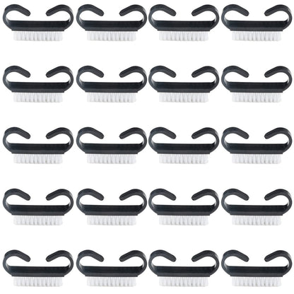 20-Pack Nail Cleaning Brushes with Black – 20-Pack Value: Get a generous set of 20 brushes, making it easy to keep – Image 1
