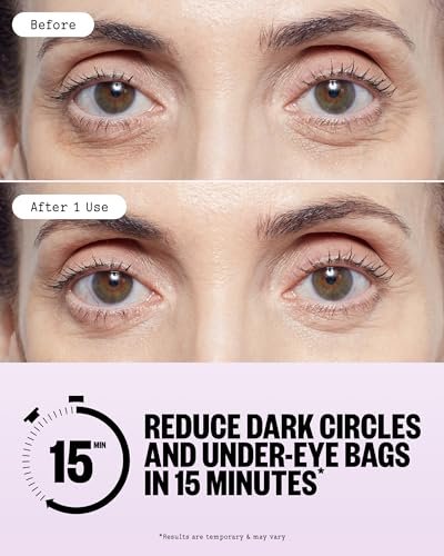 PEACE OUT Puffy Eyes Under Eye Patches - Biocellulose Mask with Caffeine, Niacinamide, Hyaluronic Acid - 6 Pairs Avelisse