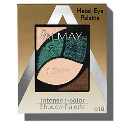 Almay Eyeshadow Palette - Longlasting Eye Makeup for Hazel Eyes, Hypoallergenic & Primer Enriched with Vitamin E, 0.1 oz