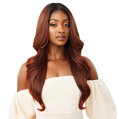 Outre Melted Hairline Lace Front Wig - HD Transparent Lace Seraphine in Off Black 1B Avelisse