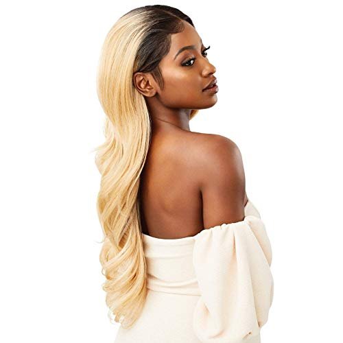Outre Melted Hairline Lace Front Wig - HD Transparent Lace Seraphine in Off Black 1B Avelisse