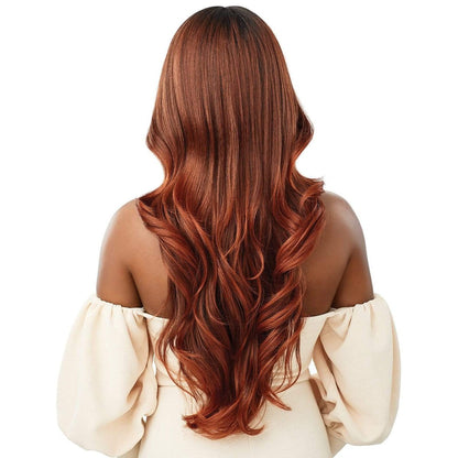 Outre Melted Hairline Lace Front Wig - HD Transparent Lace Seraphine in Off Black 1B Avelisse