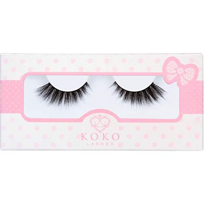KoKo Lashes "Tease" - Dramatic False Eyelashes, 1 Pair