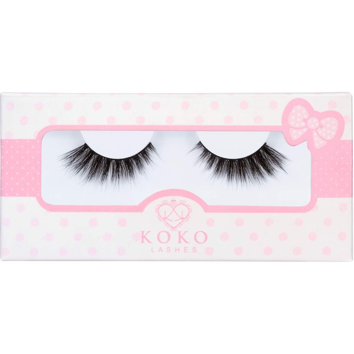KoKo Lashes "Tease" - Dramatic False Eyelashes, 1 Pair - görsel 1