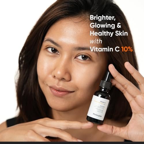 Minimalist 10% Vitamin C Serum for Brightening & Hydration - All Skin Types, 1 Fl Oz - görsel 4