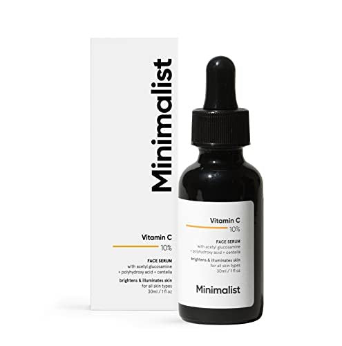 Minimalist 10% Vitamin C Serum for Brightening & Hydration - All Skin Types, 1 Fl Oz - görsel 2