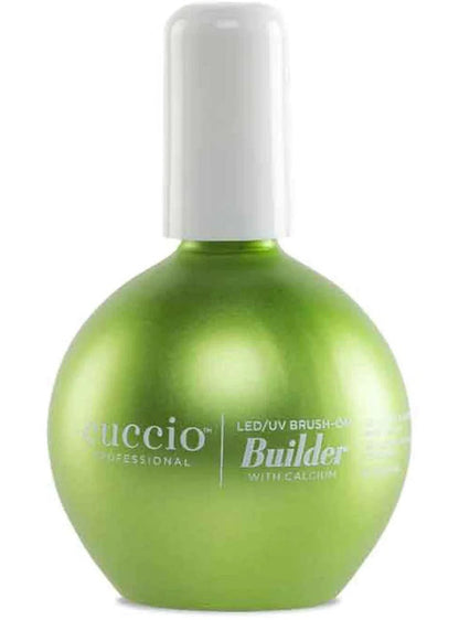 Cuccio Pro LED-UV Brush-On Builder Gel with Calcium - Nude, 2.5 oz Avelisse