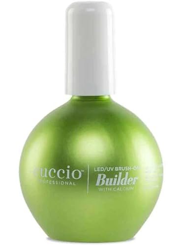 Cuccio Pro LED-UV Brush-On Builder Gel with Calcium - Nude, 2.5 oz Avelisse