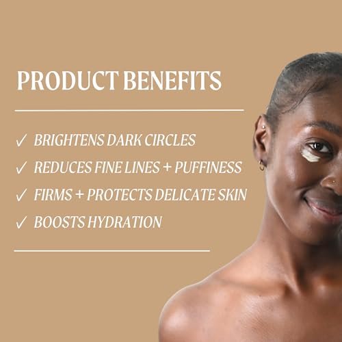 UpCircle Eye Cream with Coffee & Hyaluronic Acid – Natural, Vegan & Cruelty-Free for Dark Circles, Puffiness & Wrinkles (0.5 fl oz) Avelisse