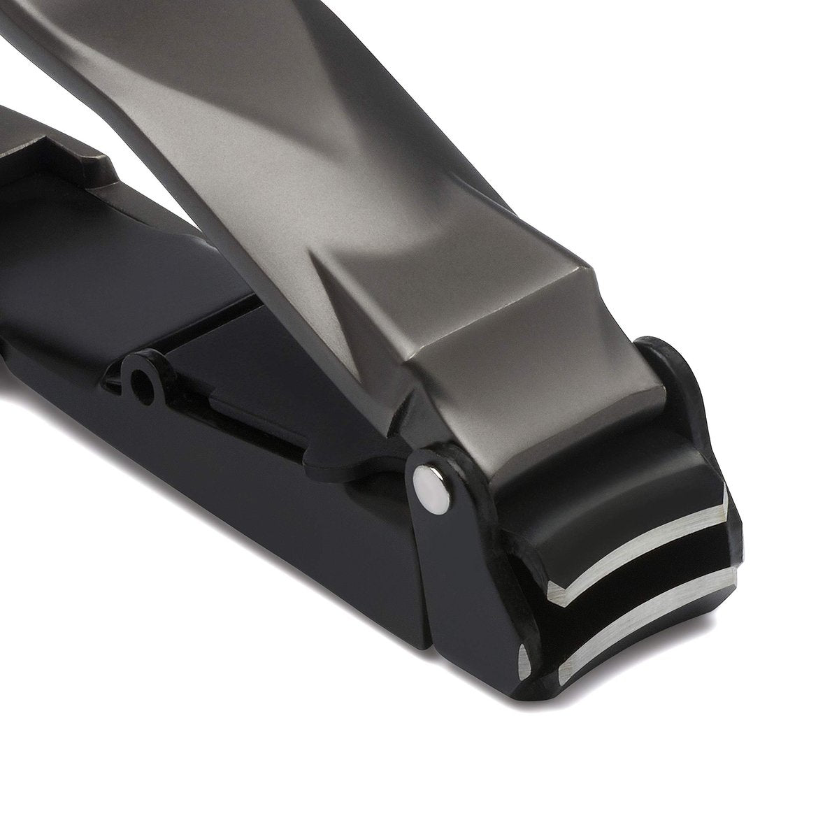 KLIPP Heavy Duty Nail Clippers for Men with Catcher – Self-Collecting Razor-Sharp Cutter for Fingernails & Toenails, Ergonomic Lever, Gift for Men, Includes Ziplock Pouch Avelisse