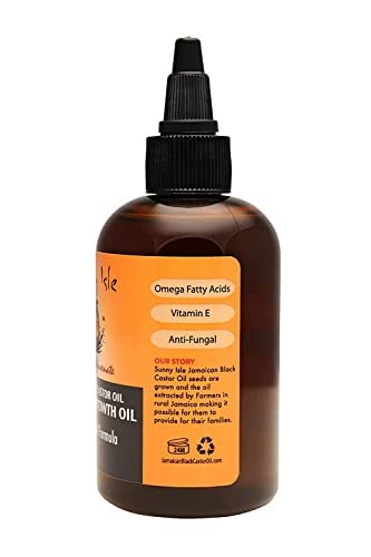 Sunny Isle Jamaican Black Castor Oil Root Repair Growth Oil - 4 Fl Oz (Pack of 2) - görsel 6
