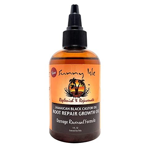 Sunny Isle Jamaican Black Castor Oil Root Repair Growth Oil - 4 Fl Oz (Pack of 2) - görsel 2