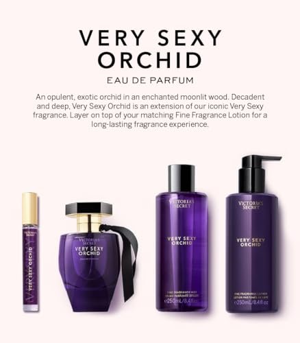 Victoria's Secret Very Sexy Orchid Eau de Parfum for Women - 3.4 oz | Blackcurrant, Orris Woods & Sheer Patchouli Avelisse