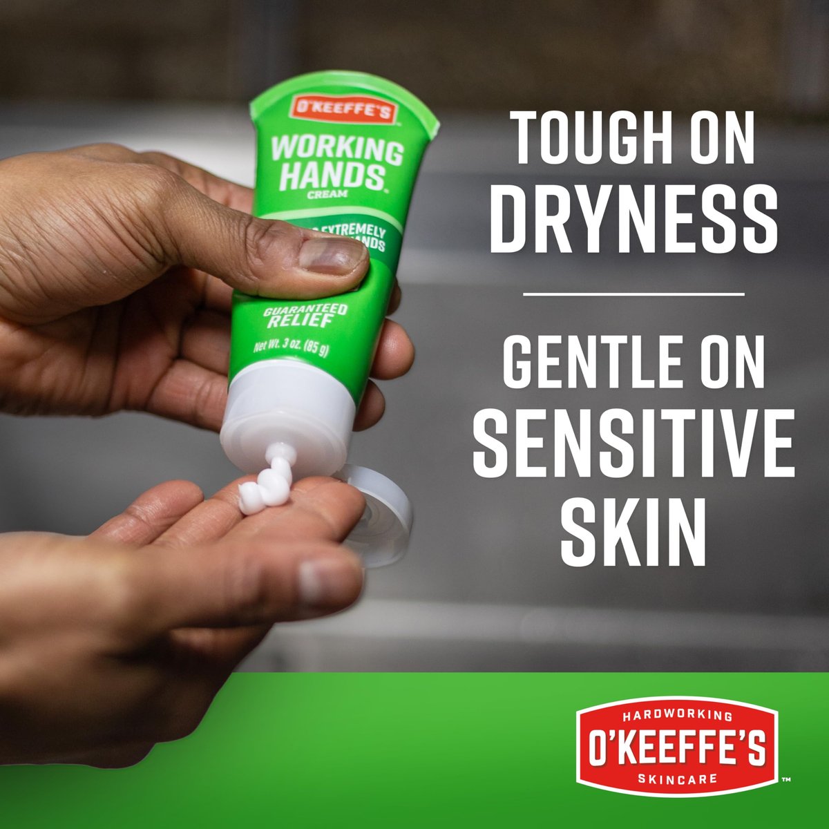 O'Keeffe's Working Hands Hand Cream for Extreme Dryness - 1 oz Tube (3 Pack) - Repairing Skincare for Cracked, Dry Hands - görsel 5