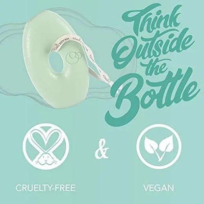 Foamie 2-in-1 Natural Body Bar – Mint & Green Tea Refreshing Shower Bar for Women & Men, Vegan Soap-Free Body Wash, Eco-Friendly Solid Cleanser Avelisse