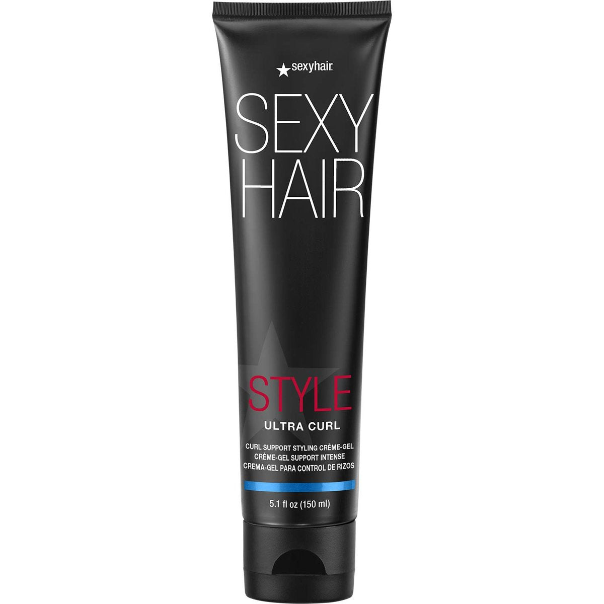 SexyHair Style Ultra Curl Support Styling Crème-Gel - 5.1 oz | High Control, Long-Lasting Definition for Curly Hair Avelisse
