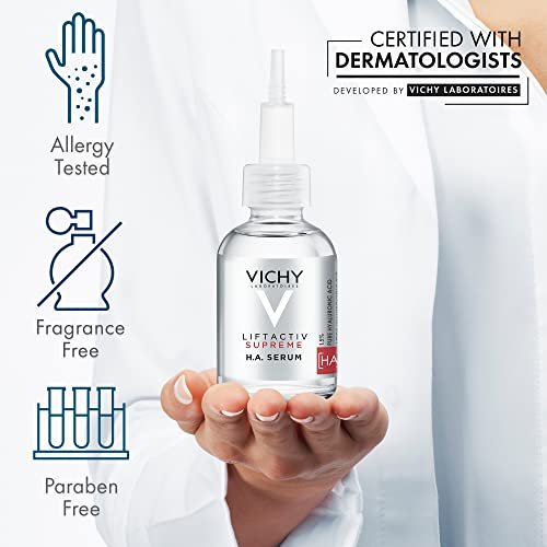 Vichy LiftActiv H.A. Wrinkle Corrector - Hyaluronic Acid Serum with Vitamin C for Plumping & Firming, 1.01 fl oz Avelisse
