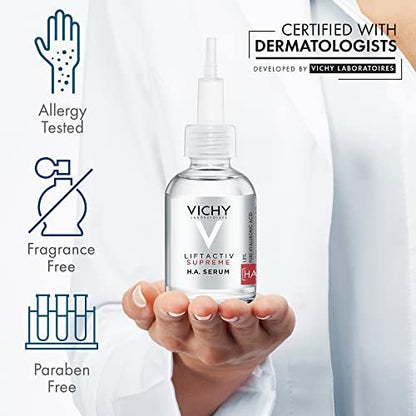Vichy LiftActiv H.A. Wrinkle Corrector - Hyaluronic Acid Serum with Vitamin C for Plumping & Firming, 1.01 fl oz Avelisse