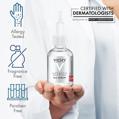 Vichy LiftActiv H.A. Wrinkle Corrector - Hyaluronic Acid Serum with Vitamin C for Plumping & Firming, 1.01 fl oz Avelisse