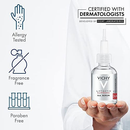 Vichy LiftActiv H.A. Wrinkle Corrector - Hyaluronic Acid Serum with Vitamin C for Plumping & Firming, 1.01 fl oz Avelisse