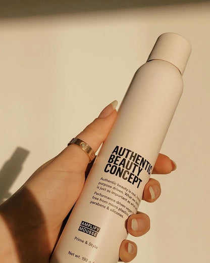 Authentic Beauty Concept Amplify Mousse - Volumizing Styling Mousse with Medium Hold, Heat Protection, Vegan & Cruelty-Free, Silicone-Free, 6.7 oz Avelisse