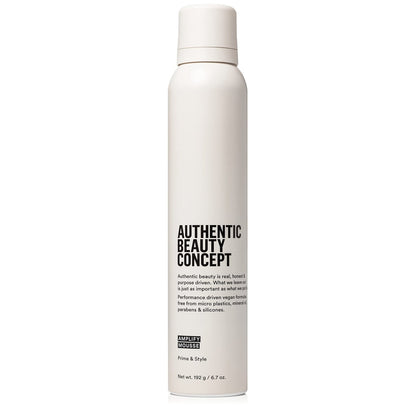 Authentic Beauty Concept Amplify Mousse - Volumizing Styling Mousse with Medium Hold, Heat Protection, Vegan & Cruelty-Free, Silicone-Free, 6.7 oz Avelisse