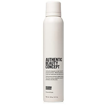 Authentic Beauty Concept Amplify Mousse - Volumizing Styling Mousse with Medium Hold, Heat Protection, Vegan & Cruelty-Free, Silicone-Free, 6.7 oz Avelisse