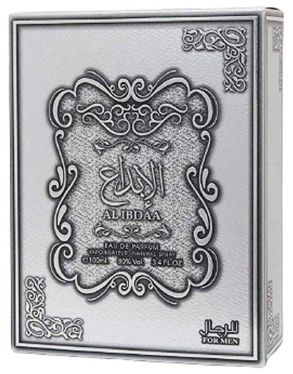 Ard Al Zaafaran Al Ibdaa Silver Eau de Parfum Spray for Men, 3.4 oz