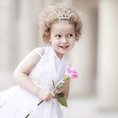NODG 3 Pieces Silver Crystal Tiaras Crown with Hair Comb for Women - Princess Shiny Headbands Accessories - görsel 8