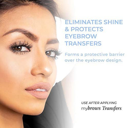 Godefroy Mybrows Post Application Solution – Extend Life & Remove Shine for Temporary Tattoos, Eyebrow Transfers & Brow Stamps, 0.27 oz Avelisse