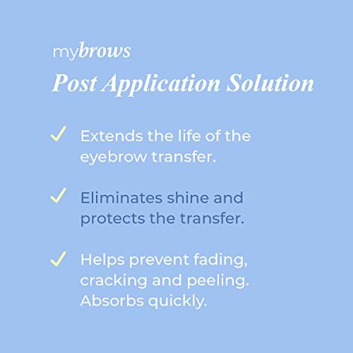 Godefroy Mybrows Post Application Solution – Extend Life & Remove Shine for Temporary Tattoos, Eyebrow Transfers & Brow Stamps, 0.27 oz Avelisse
