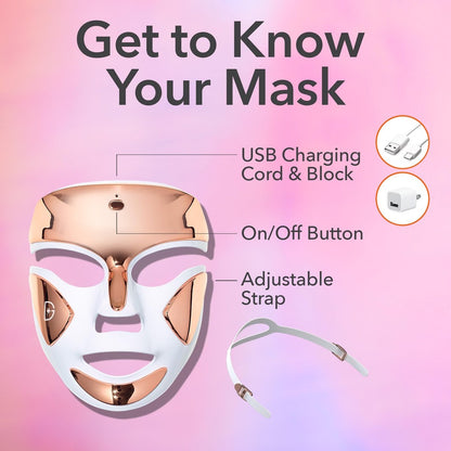 Dr. Dennis Gross DRx SpectraLite FaceWare Pro – LED Face Mask for Skin Rejuvenation with Dual Red & Blue Light Therapy, FSA HSA Eligible Avelisse