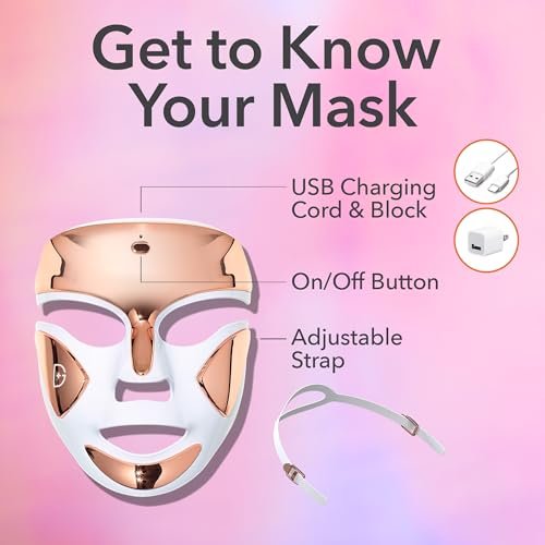 Dr. Dennis Gross DRx SpectraLite FaceWare Pro – LED Face Mask for Skin Rejuvenation with Dual Red & Blue Light Therapy, FSA HSA Eligible Avelisse
