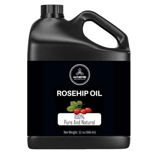 Naturevibe Botanicals 100% Pure Rosehip Oil – 32 oz for Skin & Hair Care - görsel 2