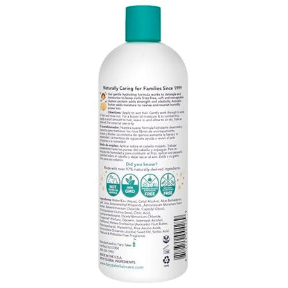 Fairy Tales Curly Q Hydrating Kids Conditioner – Paraben, Sulfate, Gluten, and Nut Free – For All Types of Curls Including Multi Cultural Hair – 32 oz Avelisse