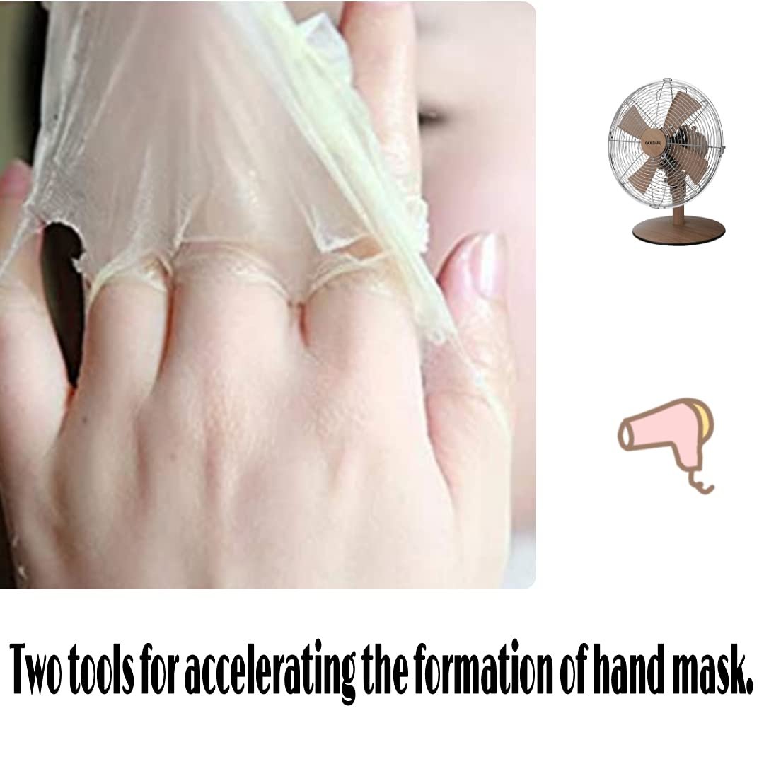 La Milee Milk Honey Peel Off Hand Mask - Moisturizing, Hydrating & Nourishing Hand Wax for Dry Hands (3.88 oz) - görsel 9