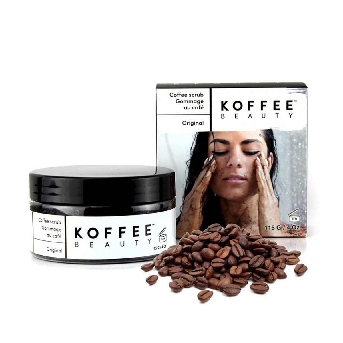 Koffee Beauty Original Coffee Scrub - Exfoliating Body and Face Scrub - Smooth and Polish Skin - Invigorate Senses - 4 Oz - görsel 11