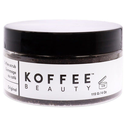 Koffee Beauty Original Coffee Scrub - Exfoliating Body and Face Scrub - Smooth and Polish Skin - Invigorate Senses - 4 Oz