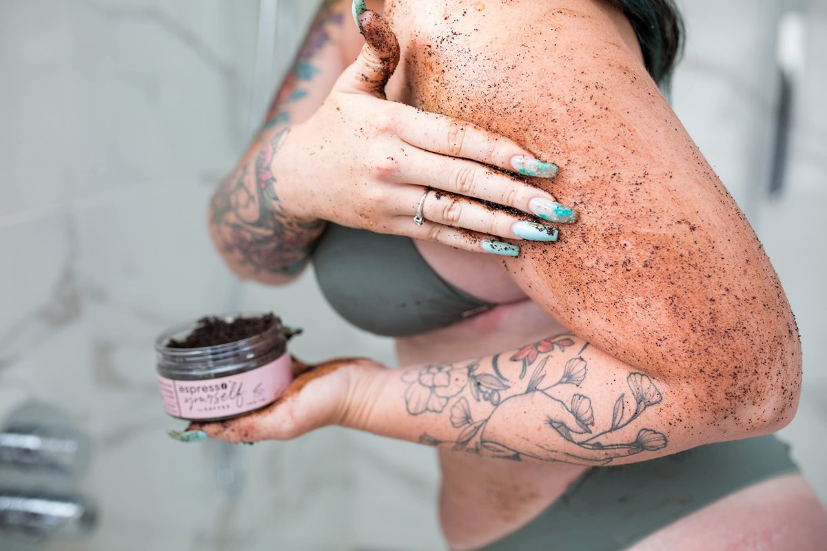 Coffee Scrub - Coconut by Koffee Beauty for Unisex - 4 oz Scrub - görsel 9