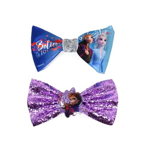 HER Accessories Girls Frozen II 16-Piece Hair Accessory Set – Brush, Hair Ties, Bows & Snaps - görsel 6
