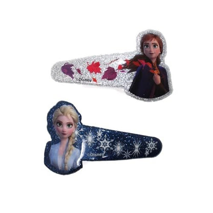HER Accessories Girls Frozen II 16-Piece Hair Accessory Set – Brush, Hair Ties, Bows & Snaps