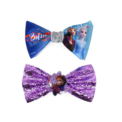 HER Accessories Girls Frozen II 16-Piece Hair Accessory Set – Brush, Hair Ties, Bows & Snaps
