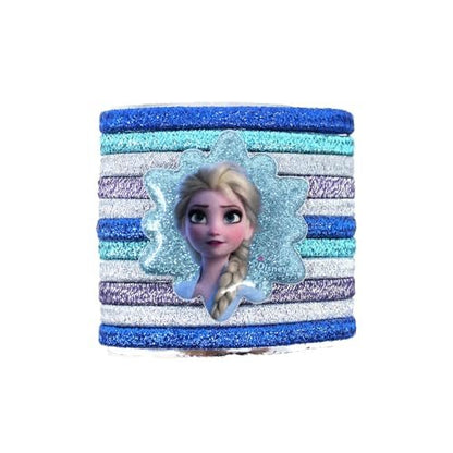 HER Accessories Girls Frozen II 16-Piece Hair Accessory Set – Brush, Hair Ties, Bows & Snaps