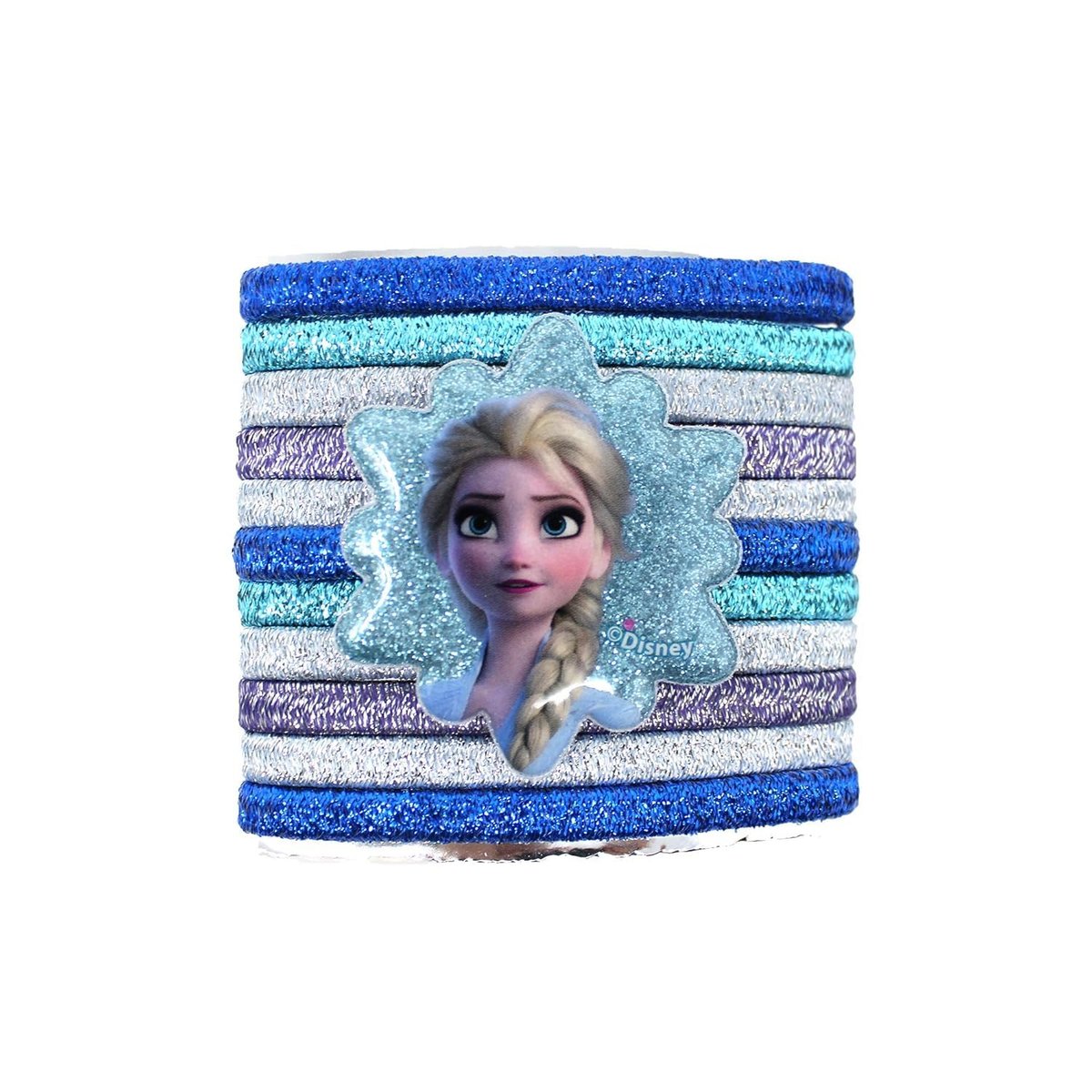 HER Accessories Girls Frozen II 16-Piece Hair Accessory Set – Brush, Hair Ties, Bows & Snaps - görsel 9
