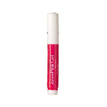 KISS Pink Gel Nail Glue – Strong & Fast Bonding Adhesive for Salon-Quality Nails