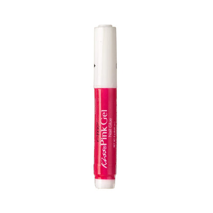 KISS Pink Gel Nail Glue – Strong & Fast Bonding Adhesive for Salon-Quality Nails