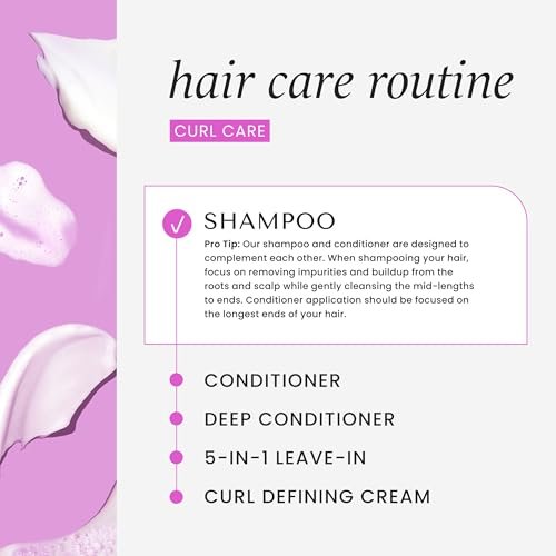 HASK Curl Care Shampoo and Conditioner Set with Coconut and Argan Oil for Curly Hair - Sulfate-Free, Paraben-Free, Gluten-Free, Vegan, Cruelty-Free, Color Safe - 12 oz Each - görsel 12